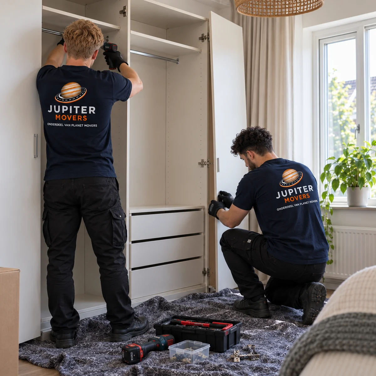Ons verhuisteam aan het werk